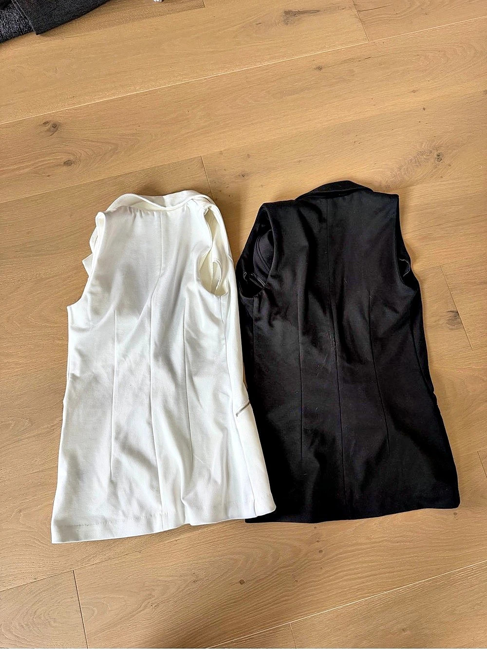 Dynamite Sleeveless Blazer Vests White & Black Size XS - Picture 2 of 4